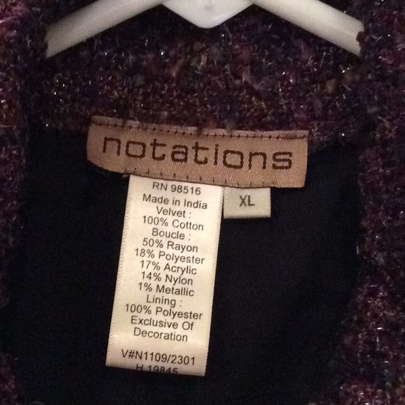 Notations jacket - Picture 5 of 5